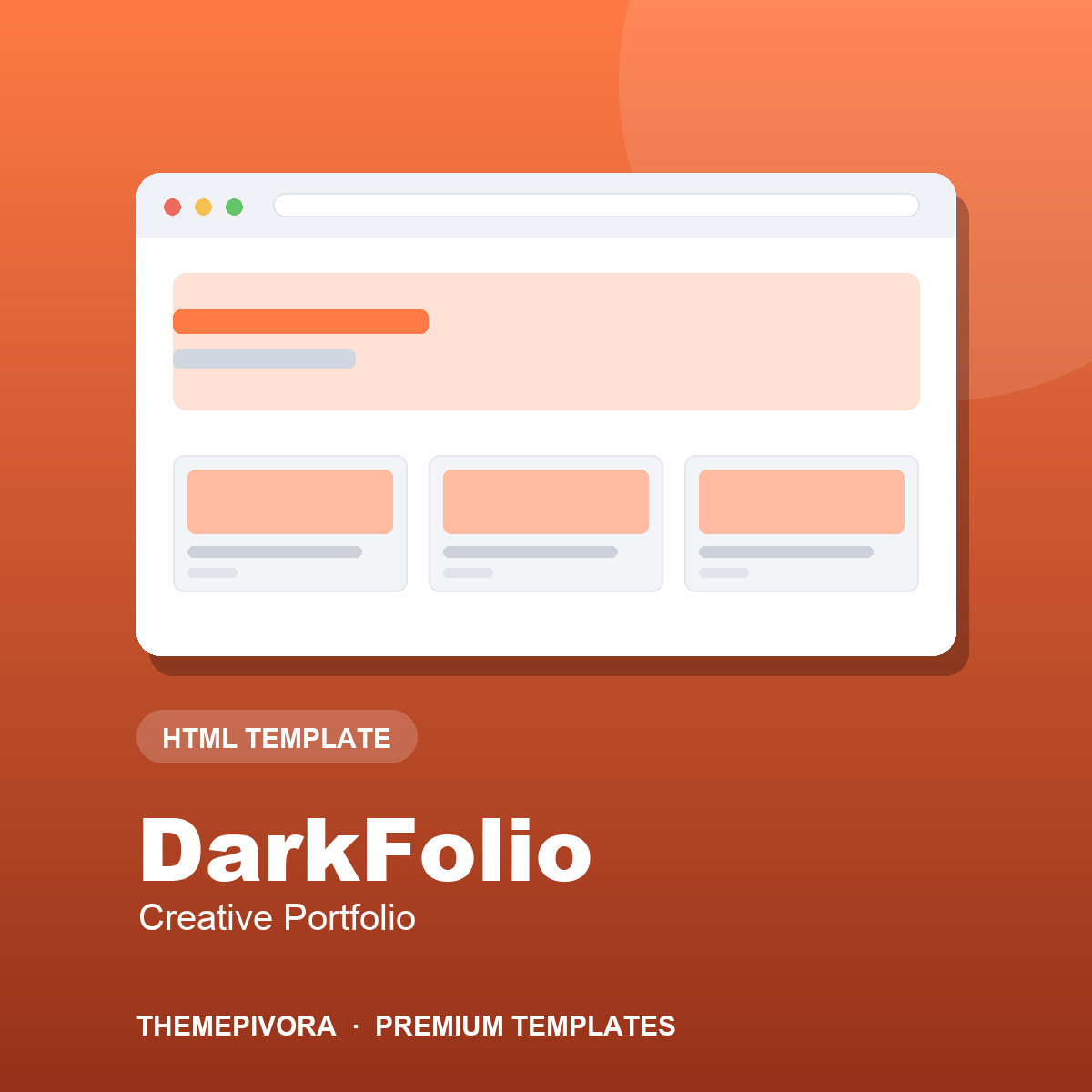 drk-ht-09 DarkFolio – Portfolio HTML Template - Image 1
