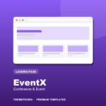 EventX – Event Landing Page